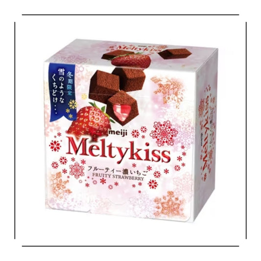 Meiji Melty Kiss Chocolate Strawberry - JapanHapiness