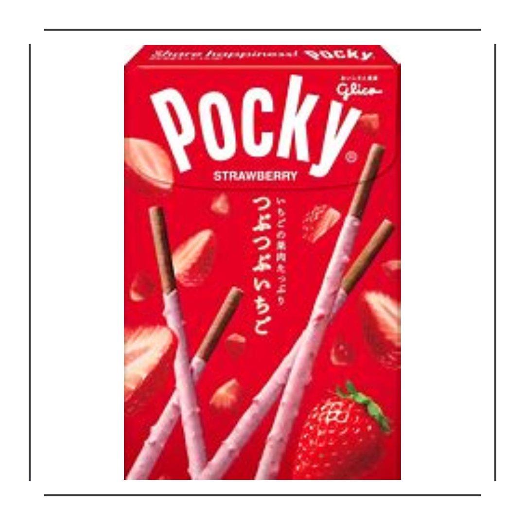 Glico strawberry Pocky Sticks Crunch - JapanHapiness