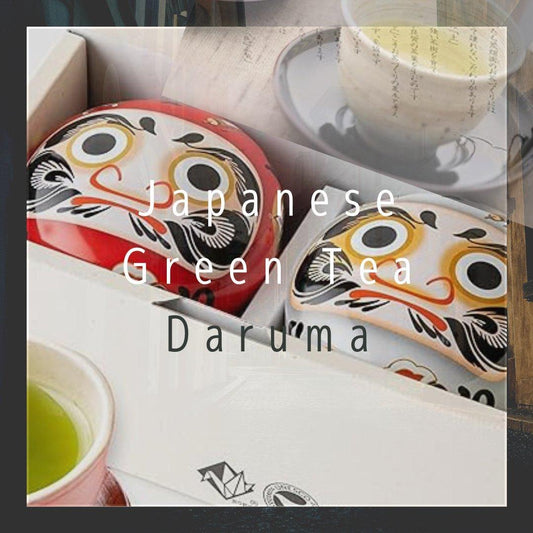 Japanese Best Green Tea (Deep Steamed Tea with Daruma Charm) - JapanHapiness