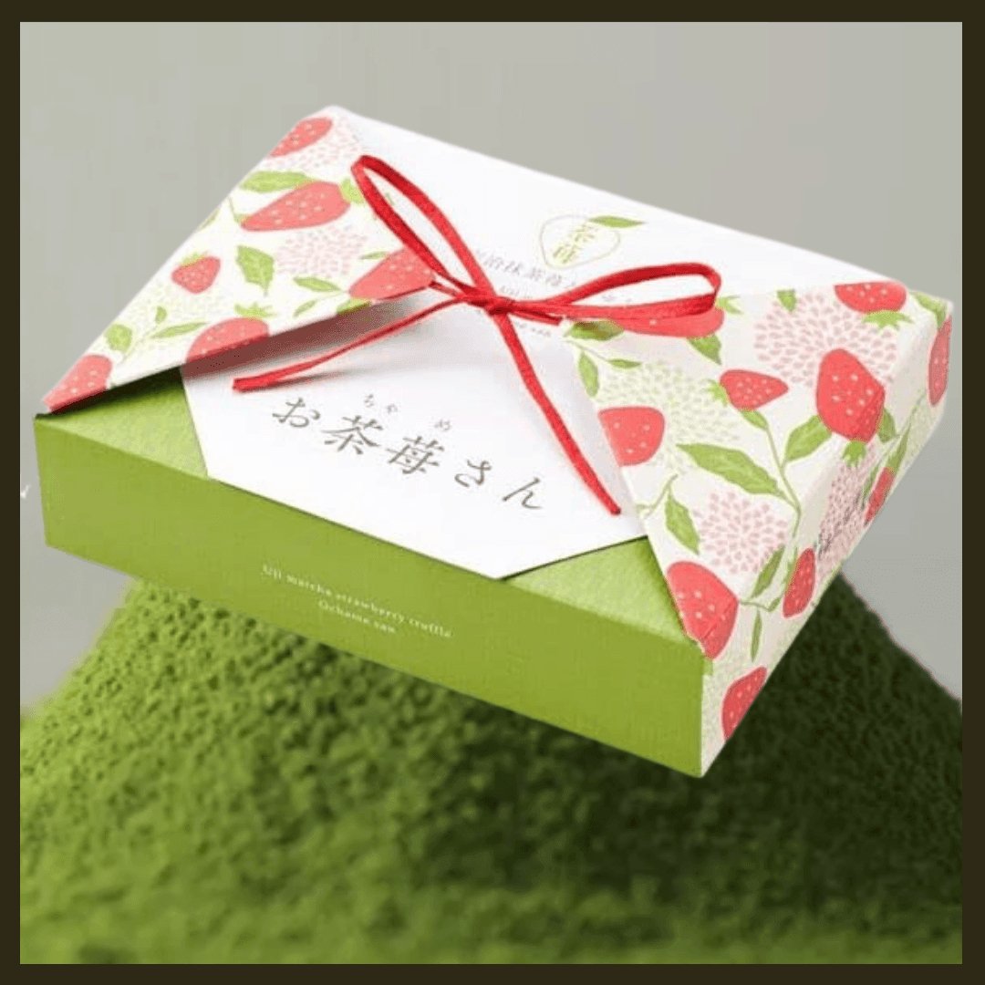 JP Kyoto Ito Kyuemon Uji Matcha Strawberry Chocolate Truffle - JapanHapiness
