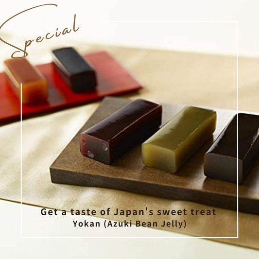 Kyoto Toraya Assortment Yokan（Azuki beans jelly) 5 flavors - JapanHapiness